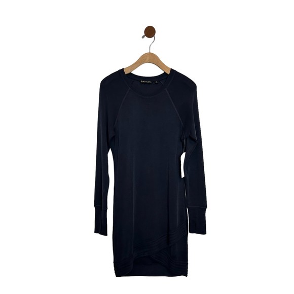 NEW** Athleta Womens Serenity Criss Cross Dress Tunic Top Size XS Long Sleeve - Picture 15 of 16